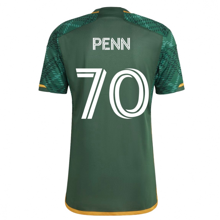 レディースフットボールジョシュ・ペン#70緑ホームシャツ2023/24ジャージーユニフォーム