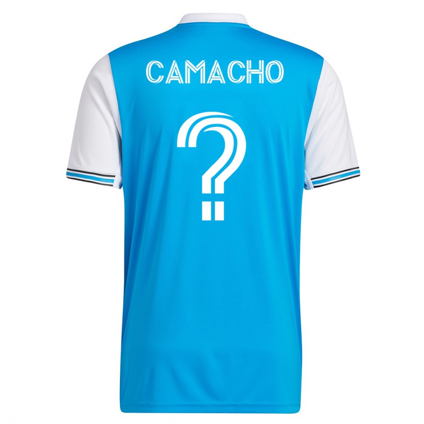 レディースフットボールジェイダス・カマチョ#0青ホームシャツ2023/24ジャージーユニフォーム
