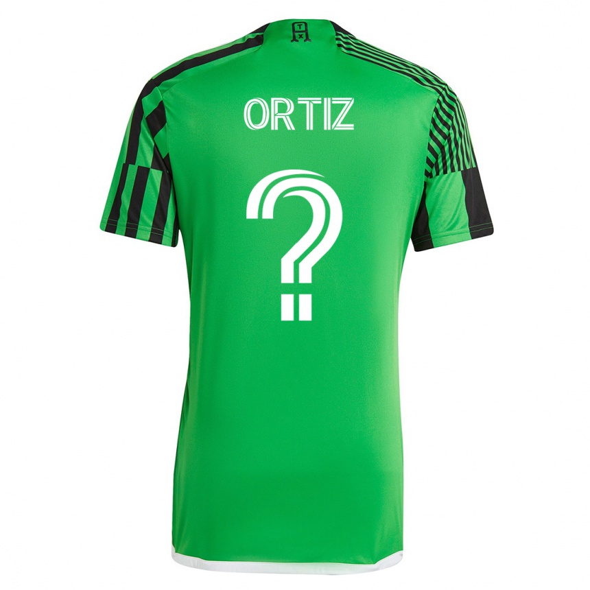 レディースフットボールヴィゴ・オルティス#0グリーンブラックホームシャツ2023/24ジャージーユニフォーム