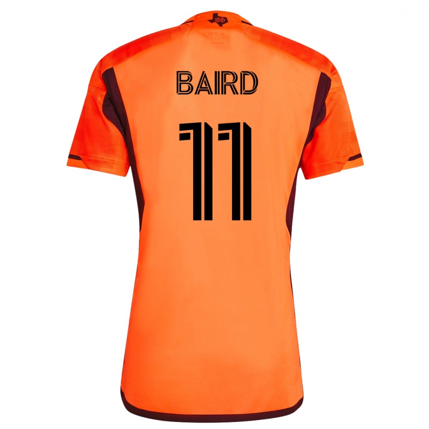 レディースフットボールコーリー・ベアード#11オレンジホームシャツ2023/24ジャージーユニフォーム