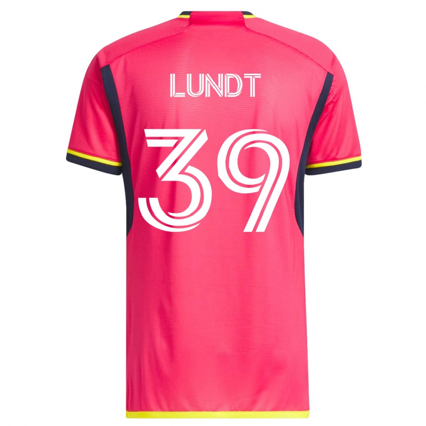 レディースフットボールベン・ランド#39ピンクホームシャツ2023/24ジャージーユニフォーム