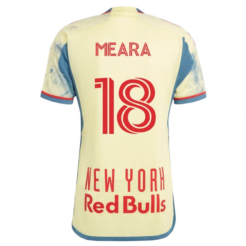 レディースフットボールライアン・メイラ#18イエローホームシャツ2023/24ジャージーユニフォーム