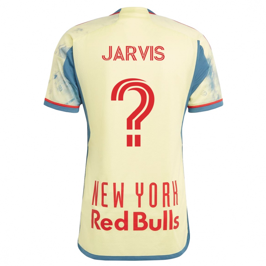 レディースフットボールエイデン・ジャーヴィス#0イエローホームシャツ2023/24ジャージーユニフォーム