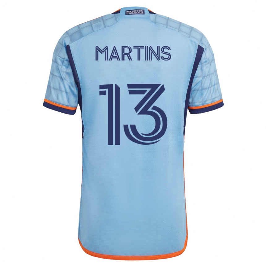 レディースフットボールチアゴ・マルチンス・ブエーノ#13青ホームシャツ2023/24ジャージーユニフォーム