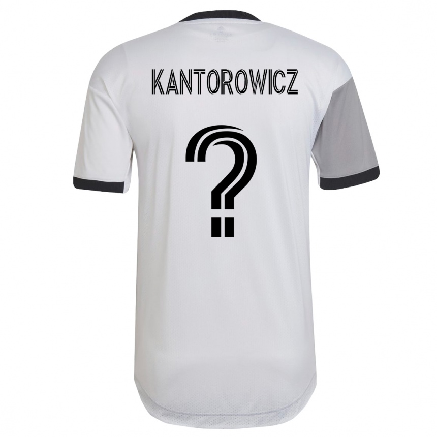 レディースフットボールドミニク・カントロヴィッチ#0白アウェイシャツ2023/24ジャージーユニフォーム