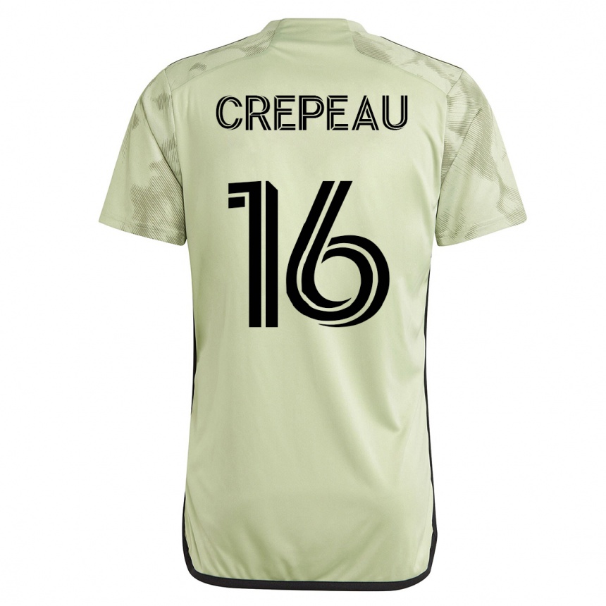 レディースフットボールマクシム・クレポー#16緑アウェイシャツ2023/24ジャージーユニフォーム