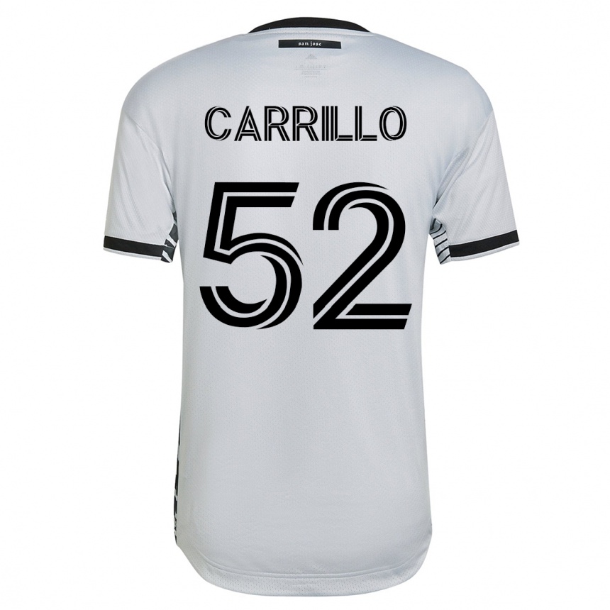 レディースフットボールイスラエル・カリーロ#52白アウェイシャツ2023/24ジャージーユニフォーム