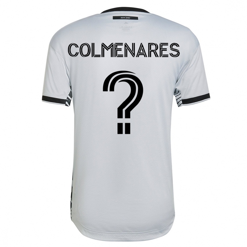 レディースフットボールマテオ・コルメナレス#0白アウェイシャツ2023/24ジャージーユニフォーム