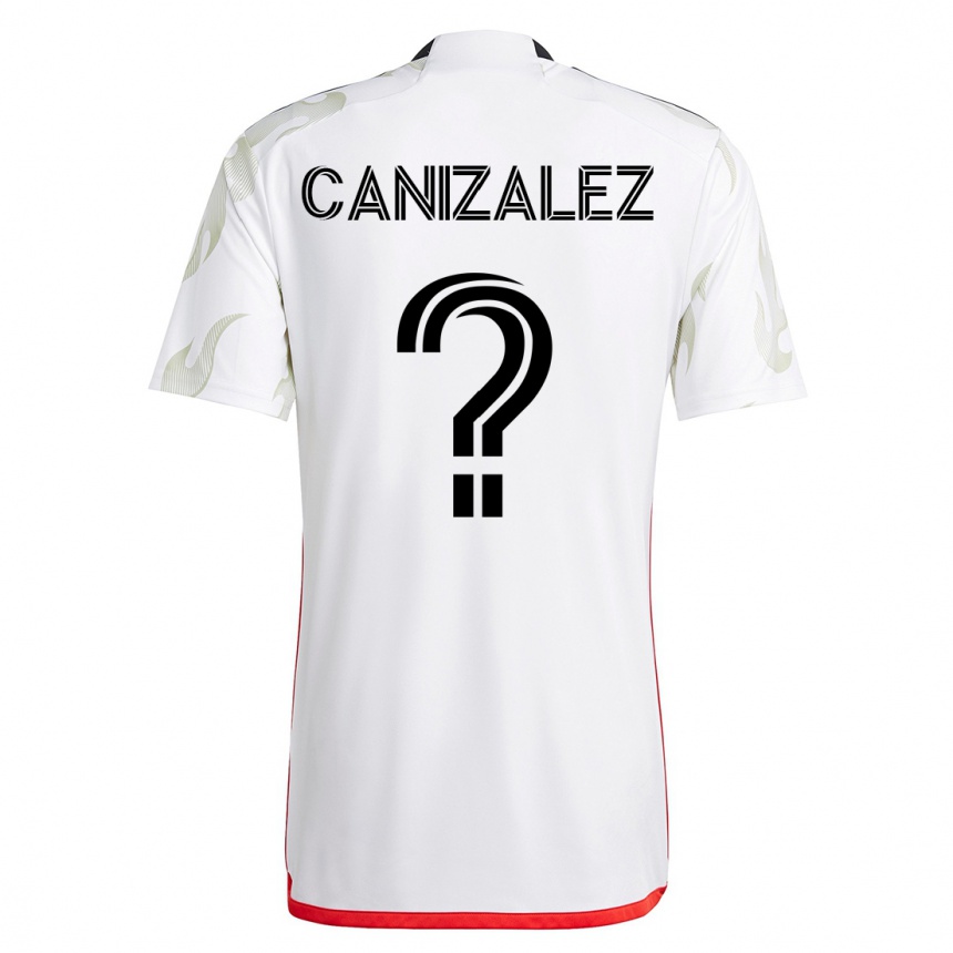 レディースフットボールヘンリー・カニザレス#0白アウェイシャツ2023/24ジャージーユニフォーム