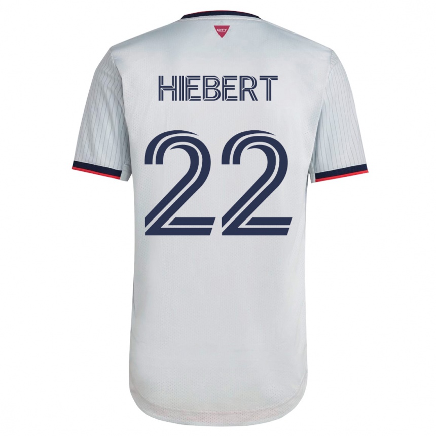 レディースフットボールカイル・ヒーバート#22白アウェイシャツ2023/24ジャージーユニフォーム