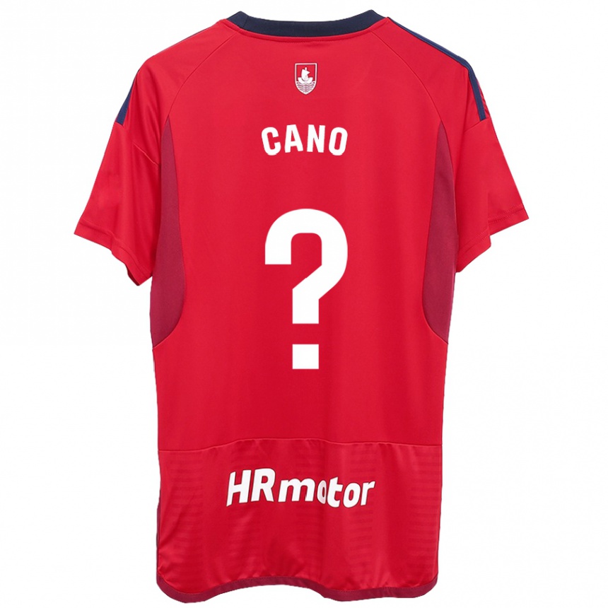 キッズフットボールハビ・カノ#0赤ホームシャツ2023/24ジャージーユニフォーム