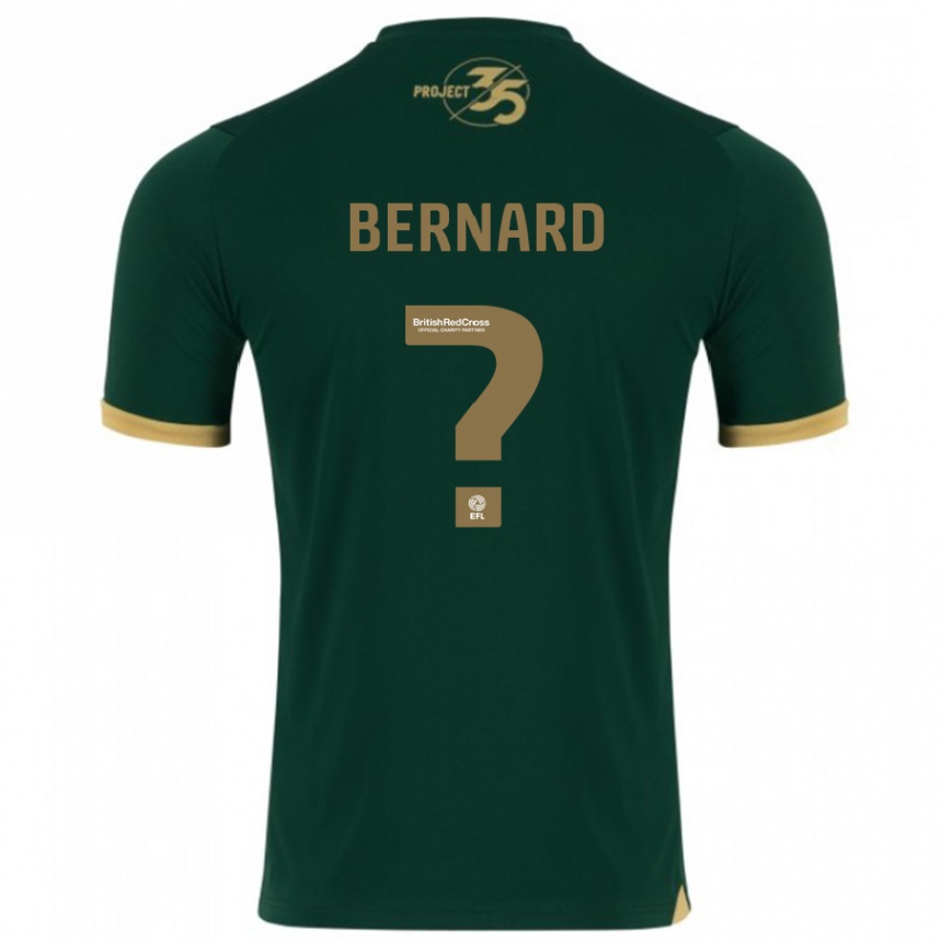 キッズフットボールジョシュ・バーナード#0緑ホームシャツ2023/24ジャージーユニフォーム