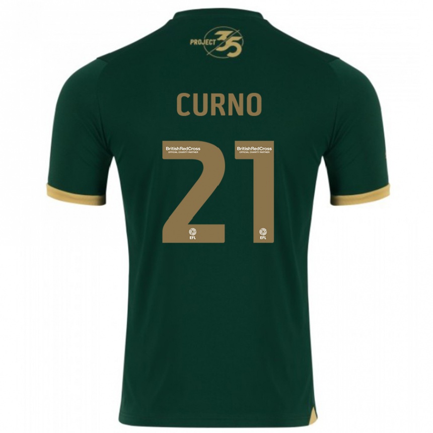 キッズフットボールマディ・クルノ#21緑ホームシャツ2023/24ジャージーユニフォーム