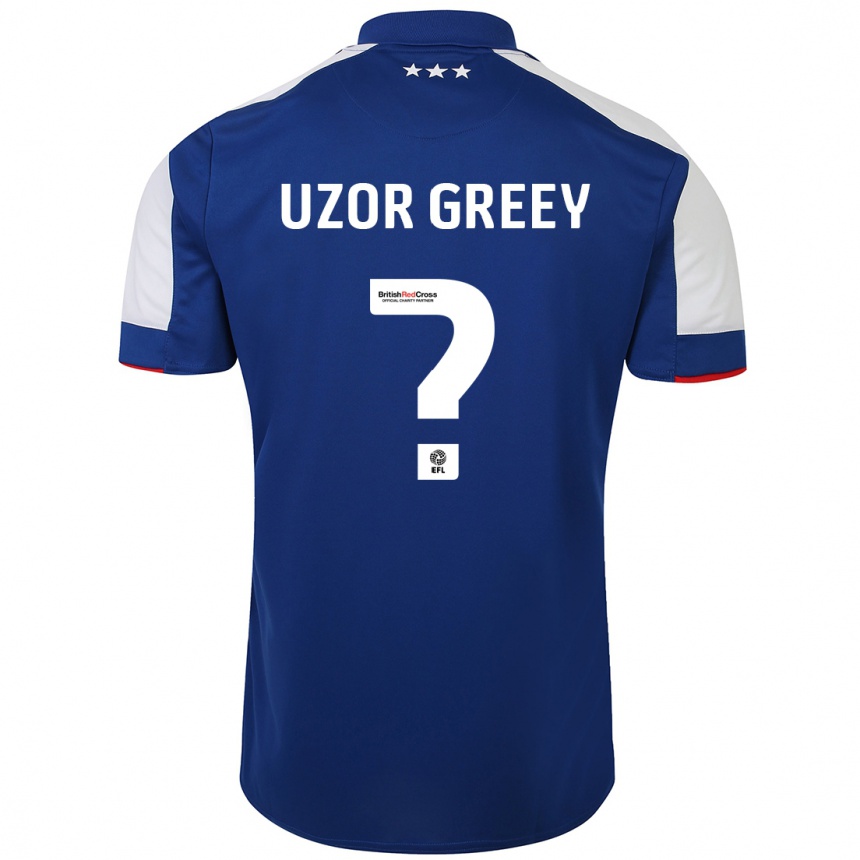 キッズフットボールチャクス・ウゾル・ガリヤ#0青ホームシャツ2023/24ジャージーユニフォーム
