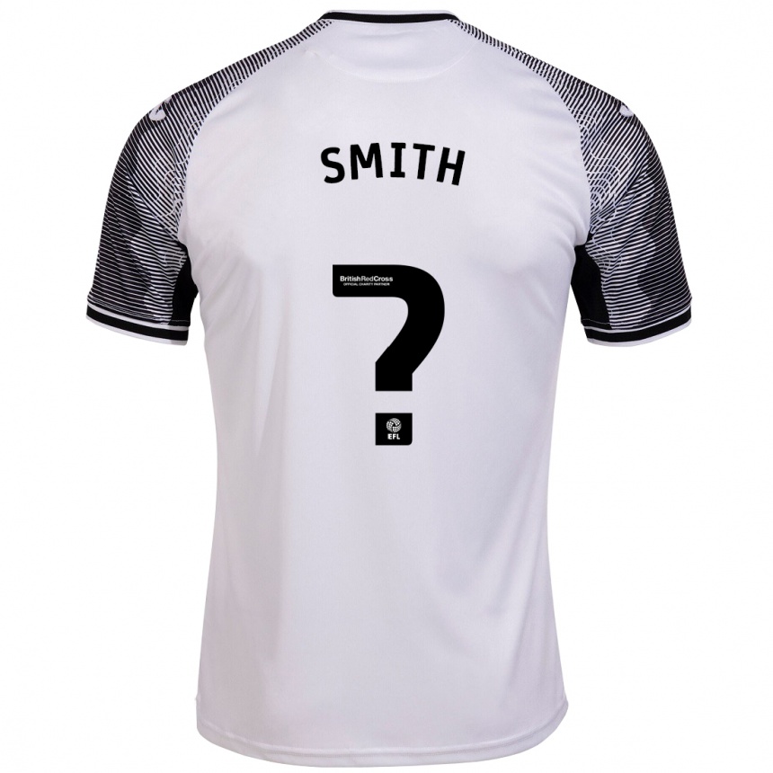 キッズフットボールリアム・スミス#0白ホームシャツ2023/24ジャージーユニフォーム