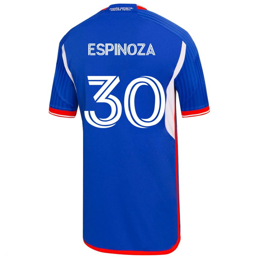 キッズフットボールイシドラ・エスピノーザ#30青ホームシャツ2023/24ジャージーユニフォーム