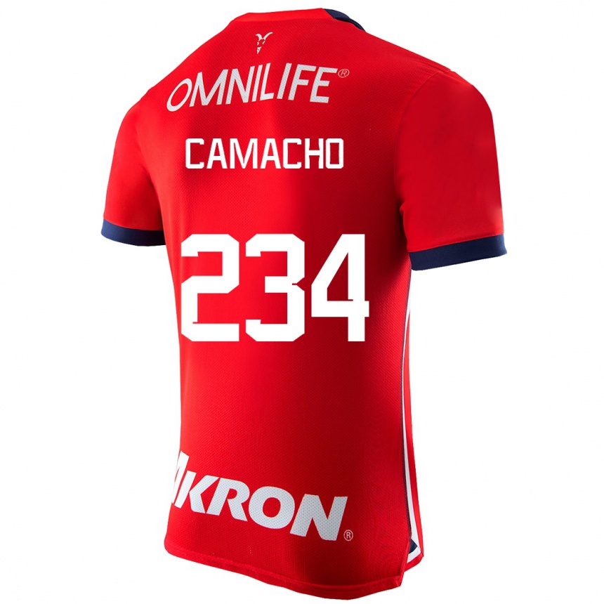 キッズフットボールザンドール・カマチョ#234赤ホームシャツ2023/24ジャージーユニフォーム