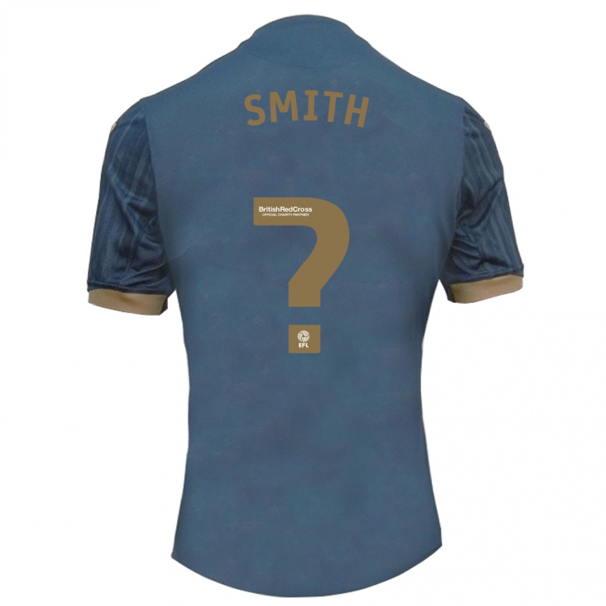 キッズフットボールリアム・スミス#0ダークティールアウェイシャツ2023/24ジャージーユニフォーム