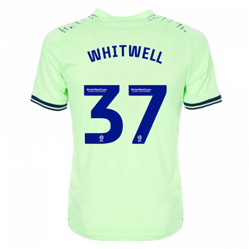 キッズフットボールハリー・ウィトウェル#37ネイビーアウェイシャツ2023/24ジャージーユニフォーム