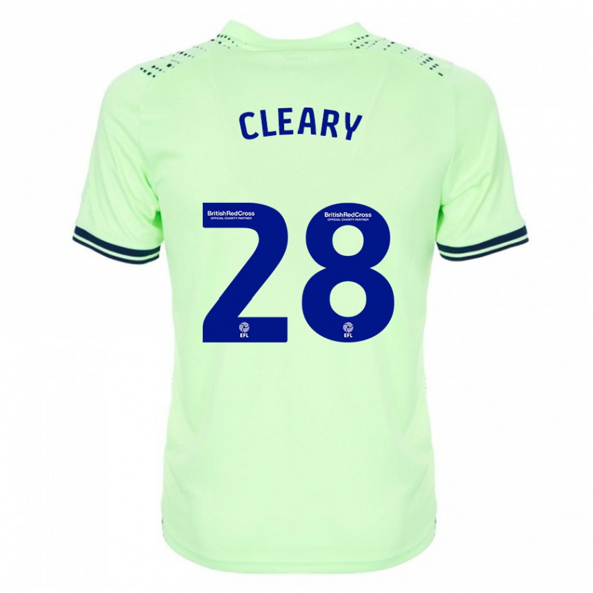 キッズフットボールレイエス・クリアリー#28ネイビーアウェイシャツ2023/24ジャージーユニフォーム
