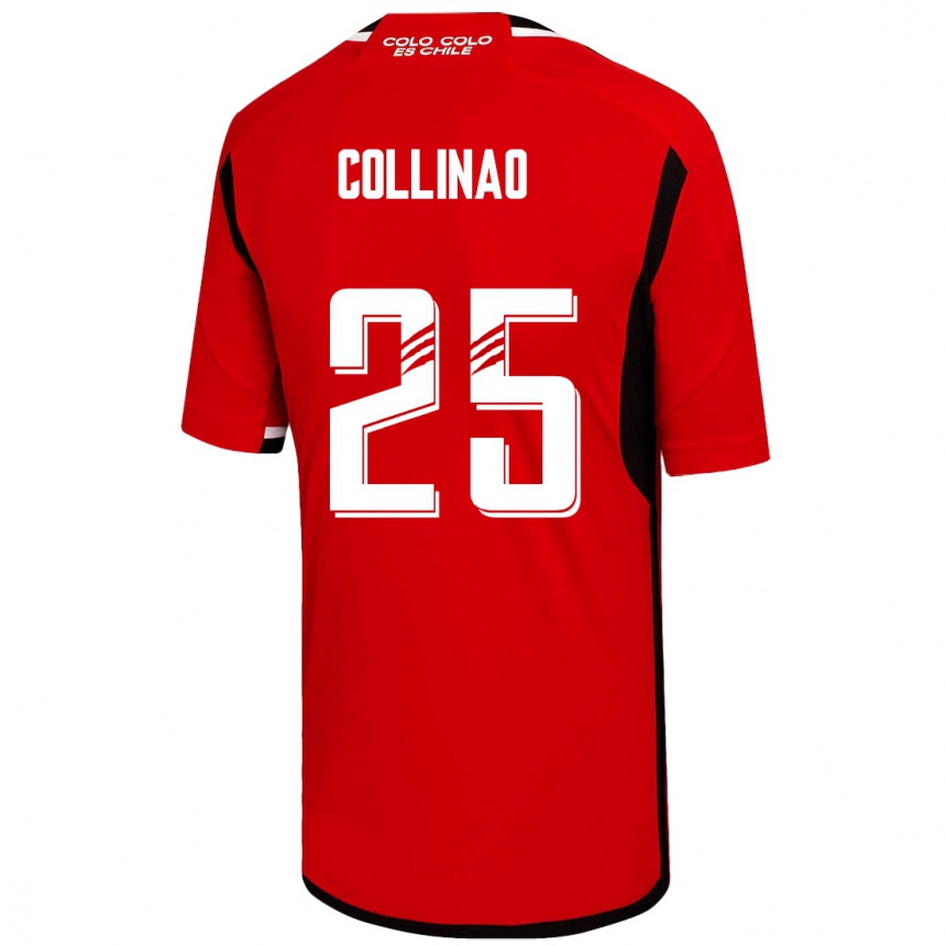 キッズフットボールマルガリータ・コリナオ#25赤アウェイシャツ2023/24ジャージーユニフォーム