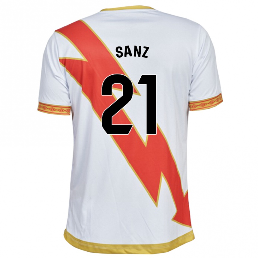 メンズフットボールルイス・ミゲル・サンス・ウルタド#21白ホームシャツ2023/24ジャージーユニフォーム