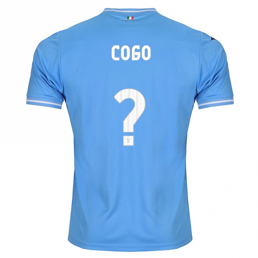 メンズフットボールジョバンニ・コーゴ#0青ホームシャツ2023/24ジャージーユニフォーム