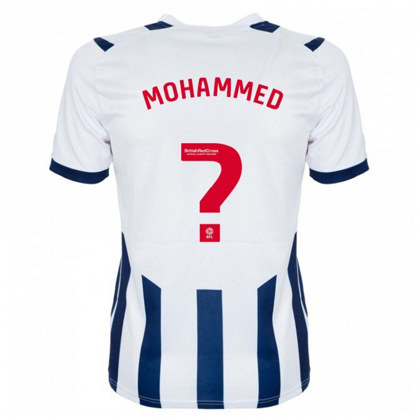 メンズフットボールジャマル・モハメド#0白ホームシャツ2023/24ジャージーユニフォーム