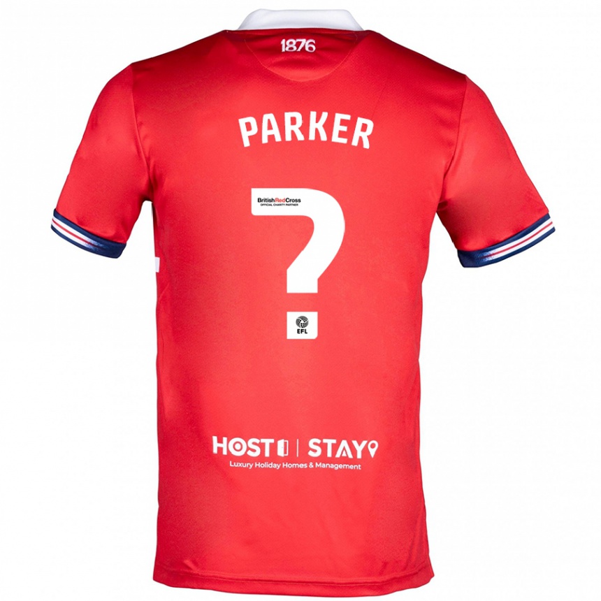 メンズフットボールレオン・パーカー#0赤ホームシャツ2023/24ジャージーユニフォーム