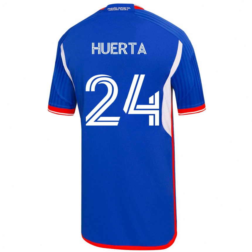 メンズフットボールレナト・ウエルタ#24青ホームシャツ2023/24ジャージーユニフォーム