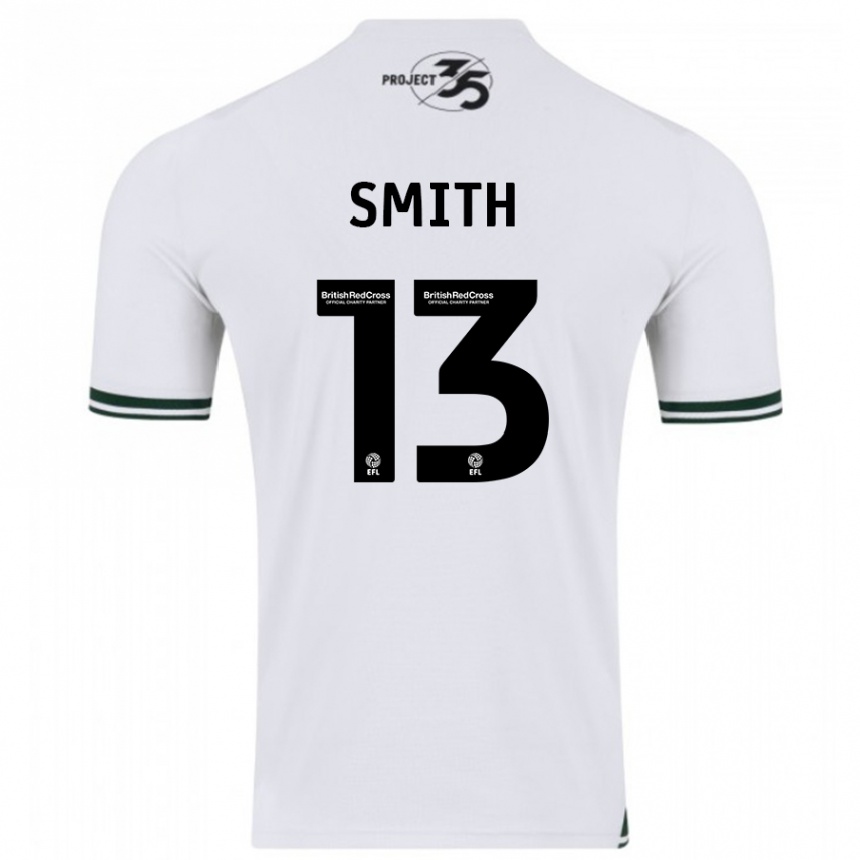 メンズフットボールグレース・スミス#13白アウェイシャツ2023/24ジャージーユニフォーム