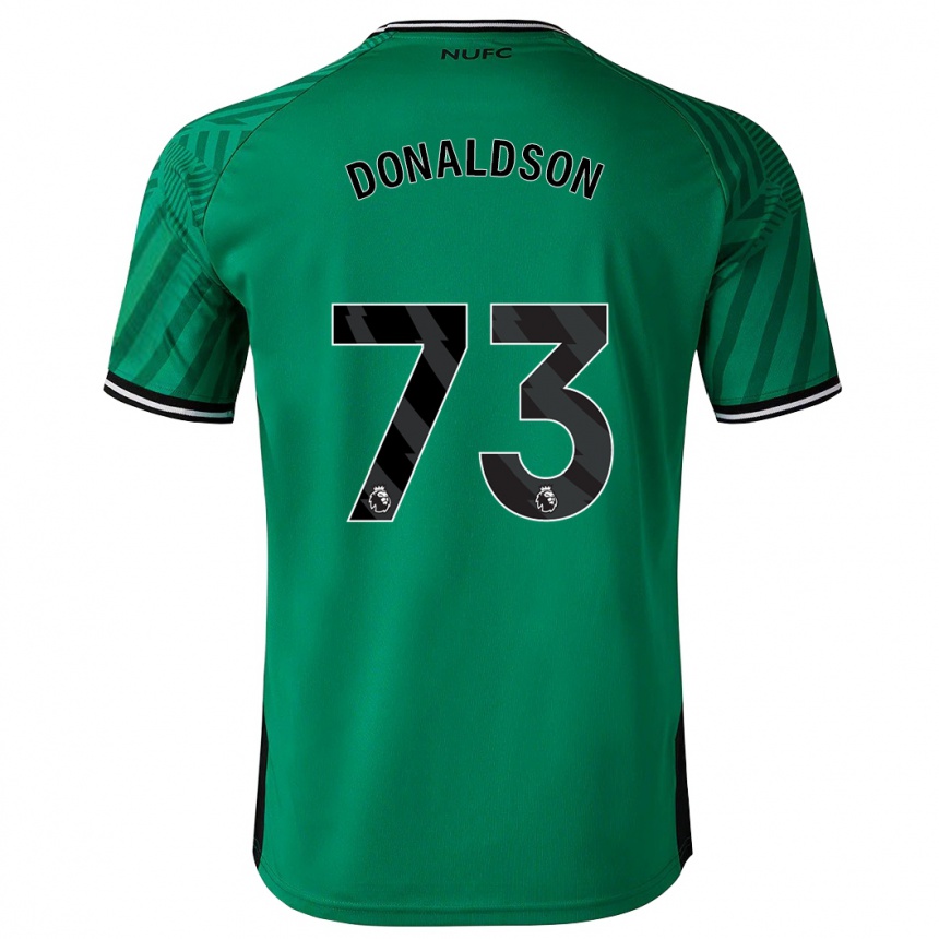 メンズフットボールジョシュ・ドナルドソン#73緑アウェイシャツ2023/24ジャージーユニフォーム