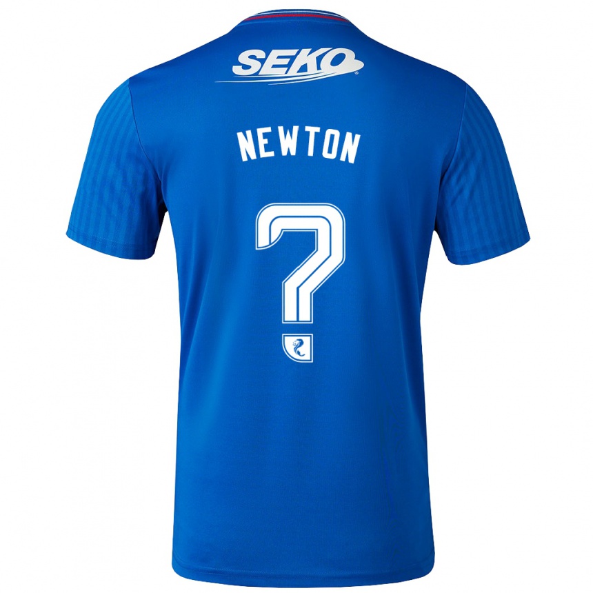 レディースフットボールジェイミー・ニュートン#0青ホームシャツ2023/24ジャージーユニフォーム