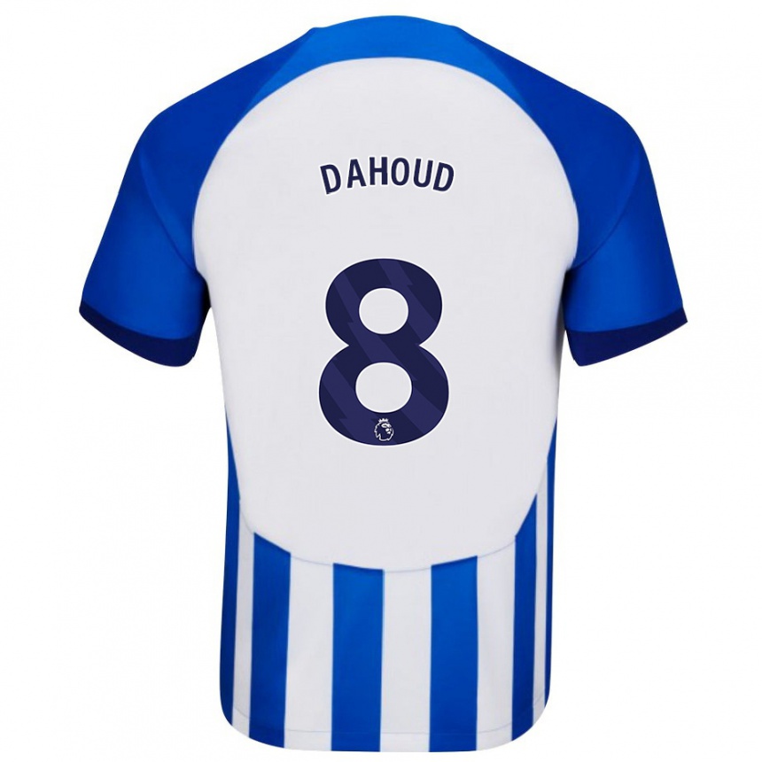 レディースフットボールマフムド・ダフード#8青ホームシャツ2023/24ジャージーユニフォーム