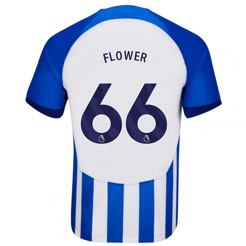 レディースフットボールルイフラワー#66青ホームシャツ2023/24ジャージーユニフォーム