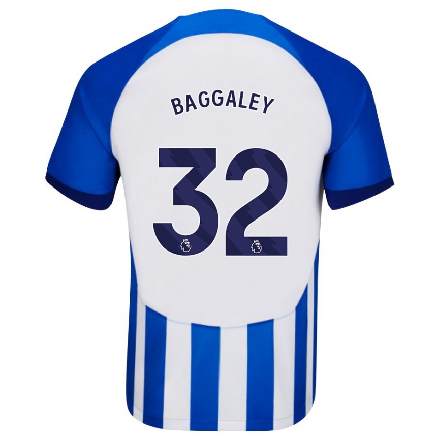 レディースフットボールソフィー・バガリー#32青ホームシャツ2023/24ジャージーユニフォーム