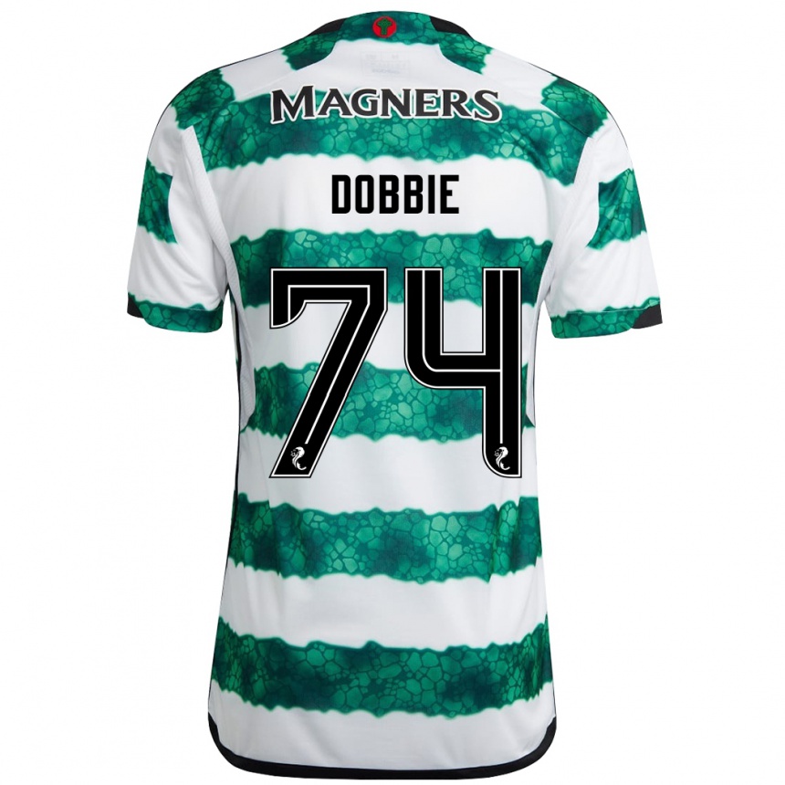 レディースフットボールルイス・ドビー#74緑ホームシャツ2023/24ジャージーユニフォーム