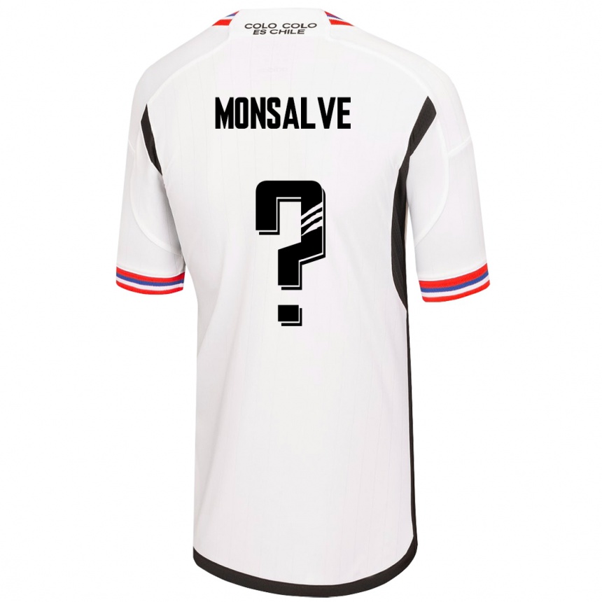 レディースフットボールガスパール・モンサルベ#0白ホームシャツ2023/24ジャージーユニフォーム