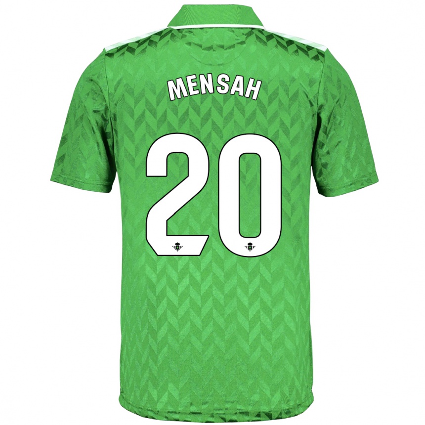 レディースフットボールマウリ・メンサー#20緑アウェイシャツ2023/24ジャージーユニフォーム