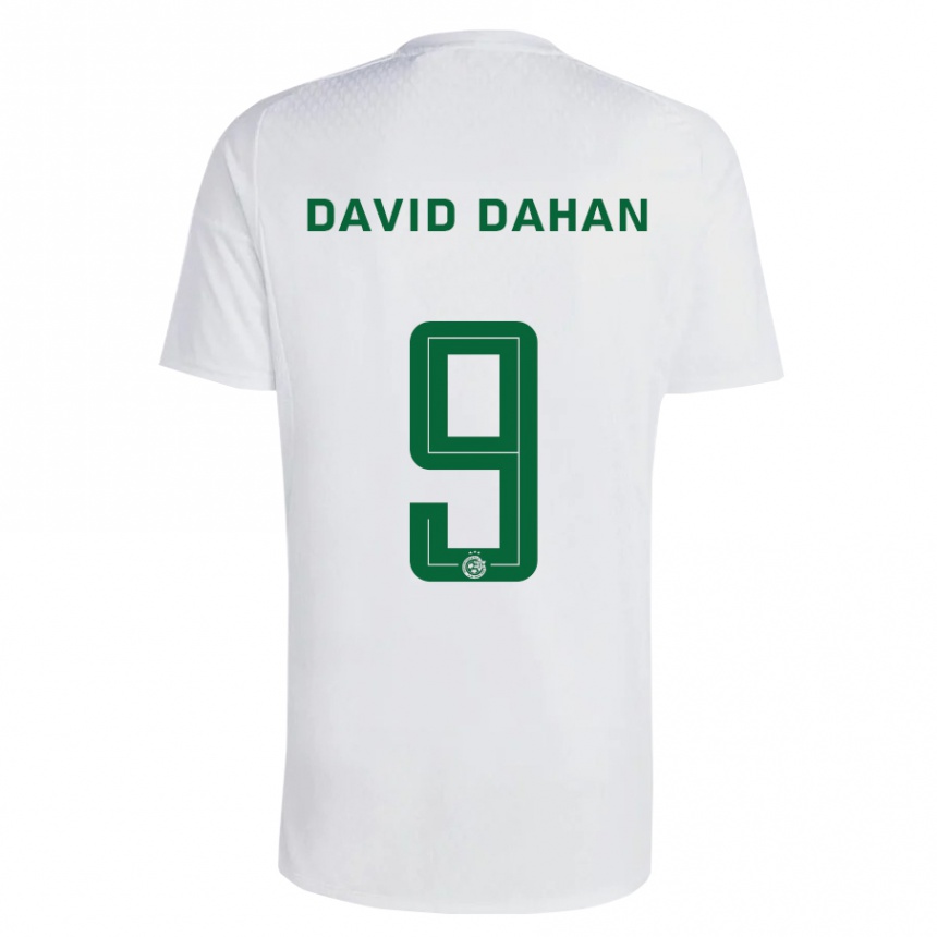 レディースフットボールオーマー・デイビット・ダアン#9緑青アウェイシャツ2023/24ジャージーユニフォーム