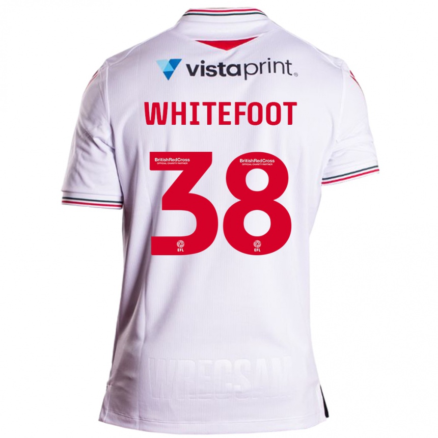 レディースフットボールリリー・ホワイトフット#38白アウェイシャツ2023/24ジャージーユニフォーム