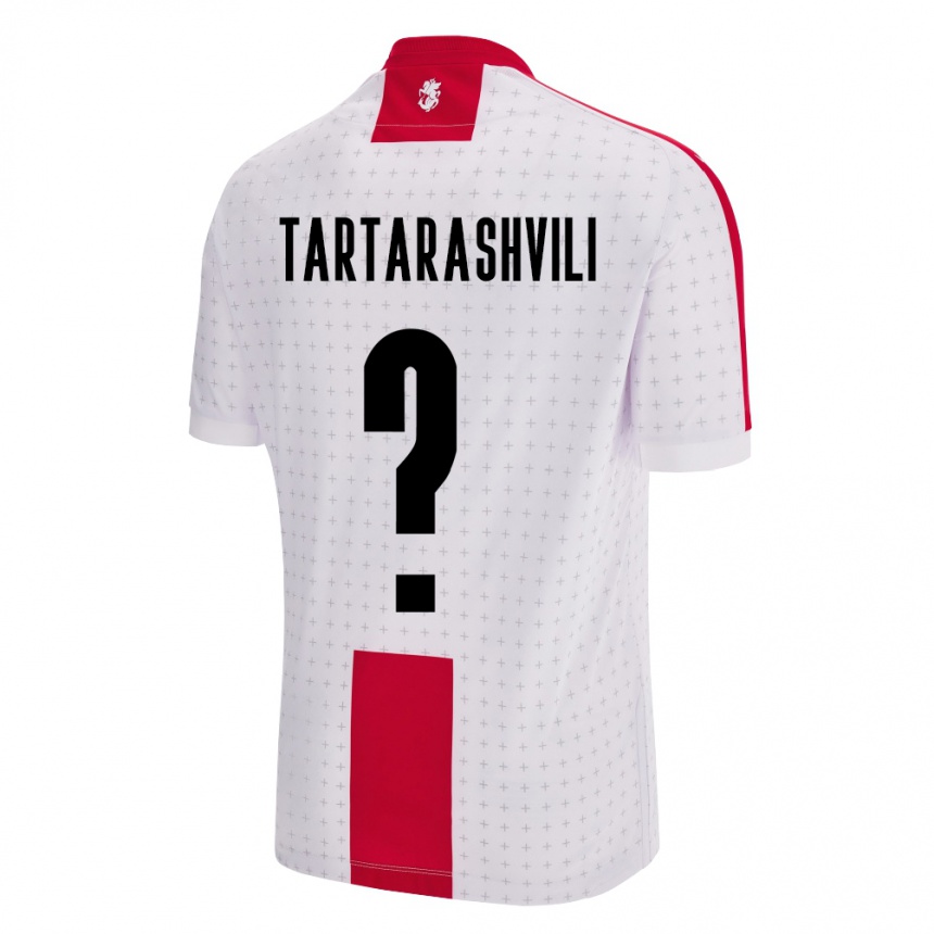 キッズフットボールジョージアSaba Tartarashvili#0白ホームシャツ24-26ジャージーユニフォーム