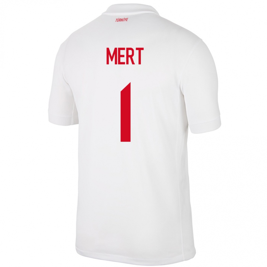 レディースフットボールトルコメルト・ギュノク#1白ホームシャツ24-26ジャージーユニフォーム