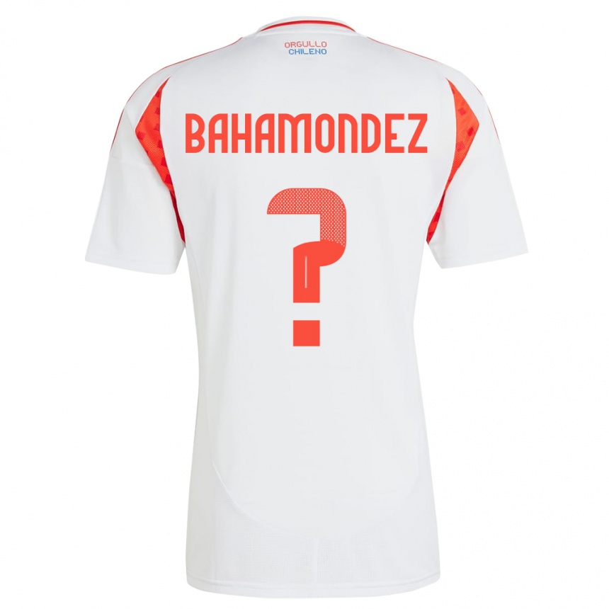 レディースフットボールチリTaizo Bahamondez#0白アウェイシャツ24-26ジャージーユニフォーム