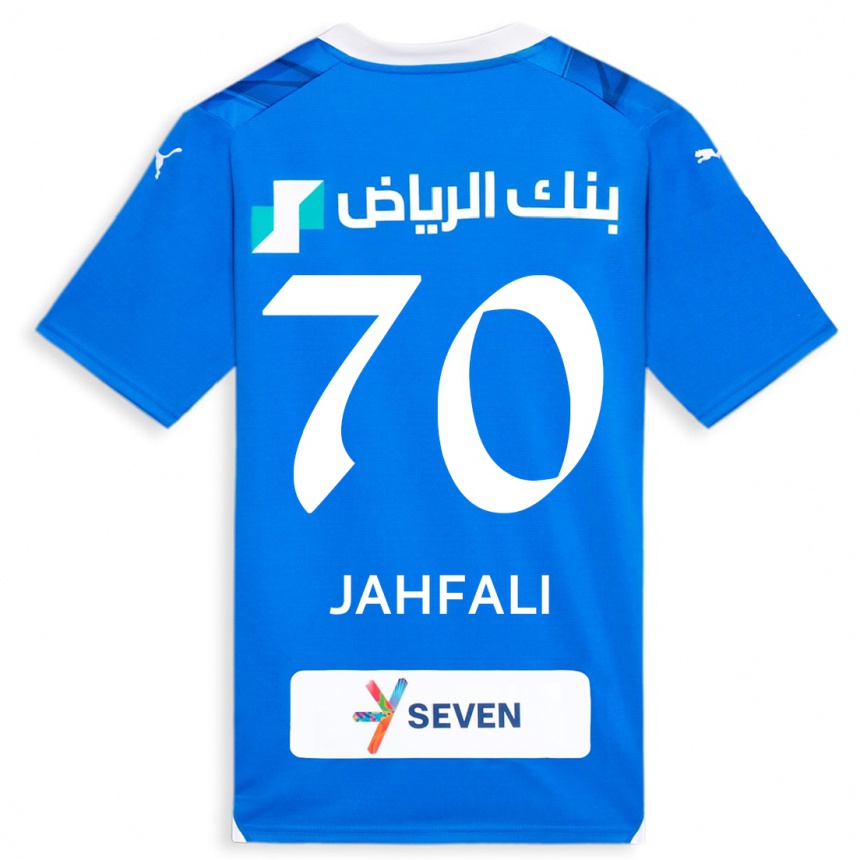 キッズフットボールムハンマド・ジャフファリー#70青ホームシャツ2023/24ジャージーユニフォーム