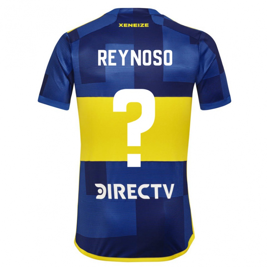 キッズフットボールAgustin Reynoso#0青 黄ホームシャツ2024/25ジャージーユニフォーム