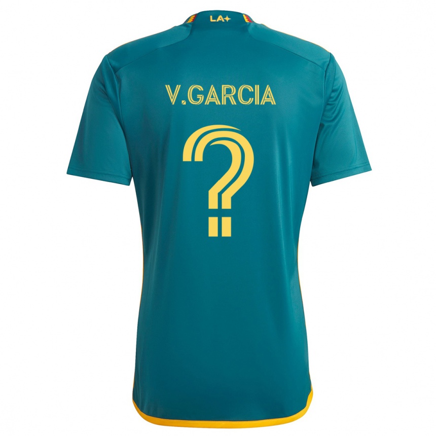 キッズフットボールVicente Garcia#0黄緑アウェイシャツ2024/25ジャージーユニフォーム