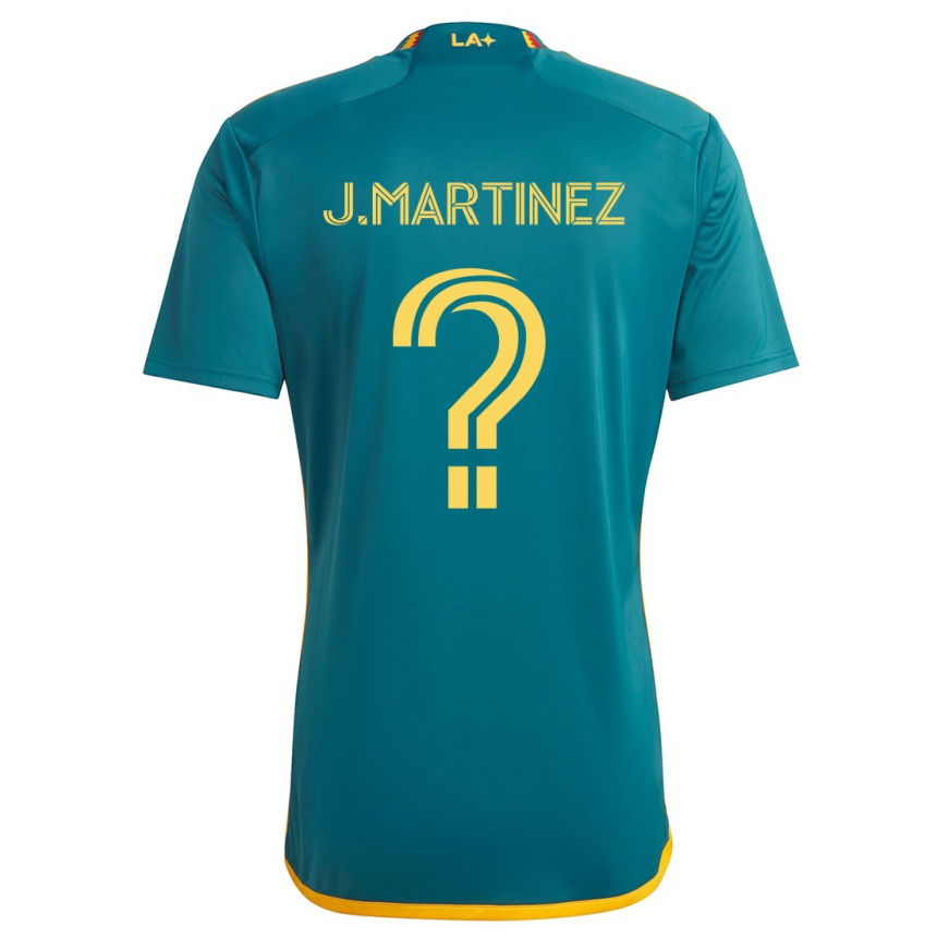 キッズフットボールJuan Martinez#0黄緑アウェイシャツ2024/25ジャージーユニフォーム