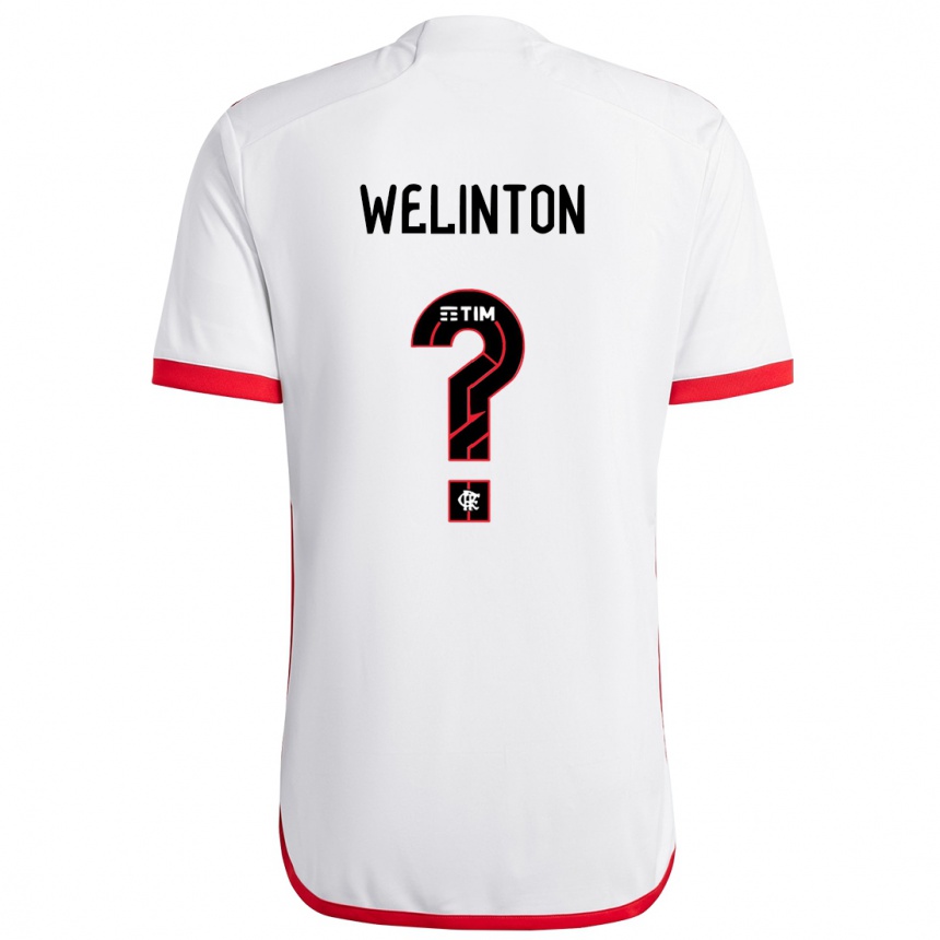 キッズフットボールZé Welinton#0赤、白アウェイシャツ2024/25ジャージーユニフォーム