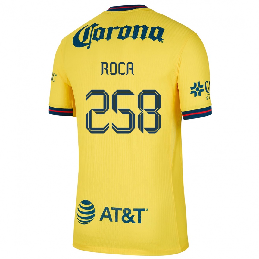 レディースフットボールJuan Roca#258黄 青ホームシャツ2024/25ジャージーユニフォーム